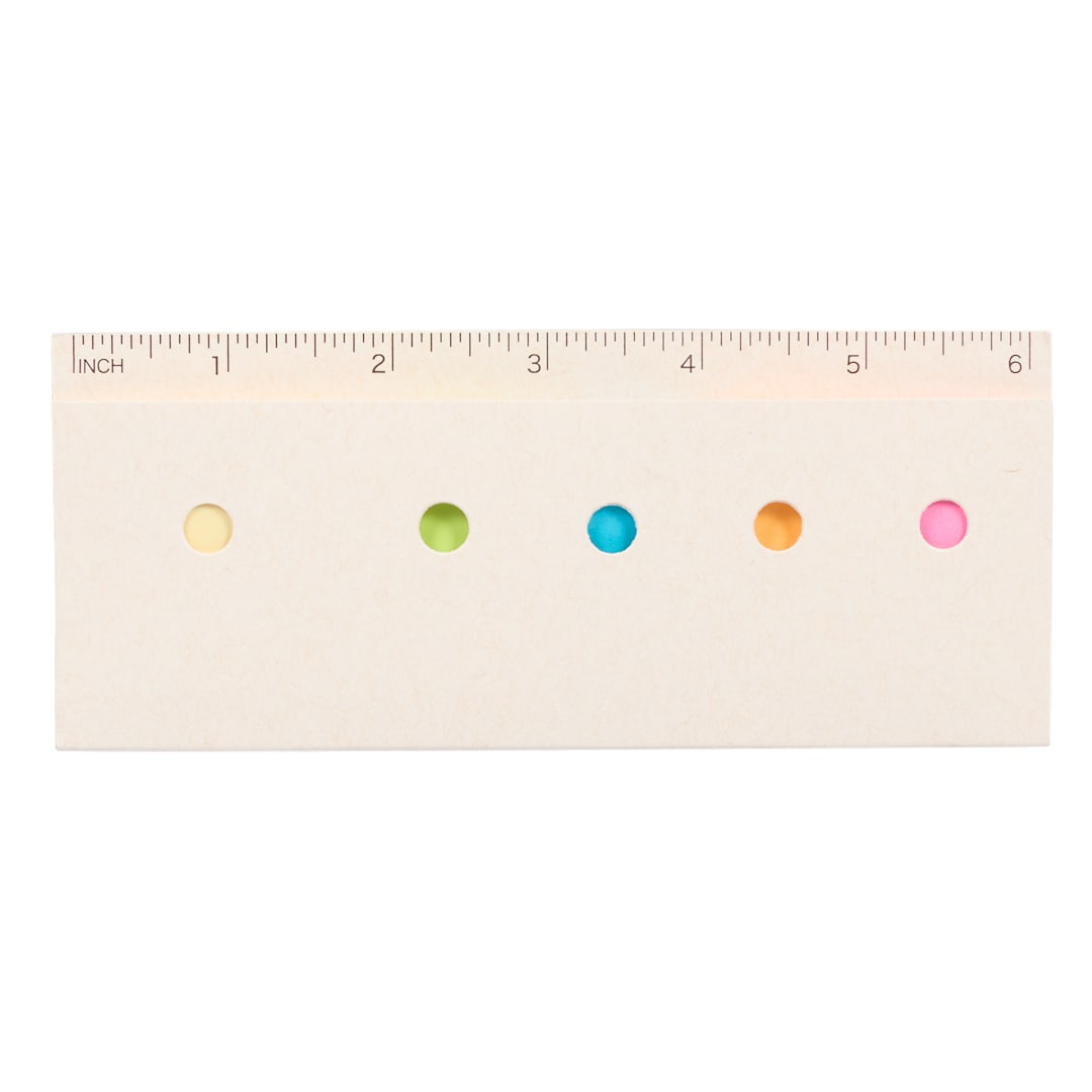 Recycled Milk Carton Sticky Notes & Ruler Pad 13