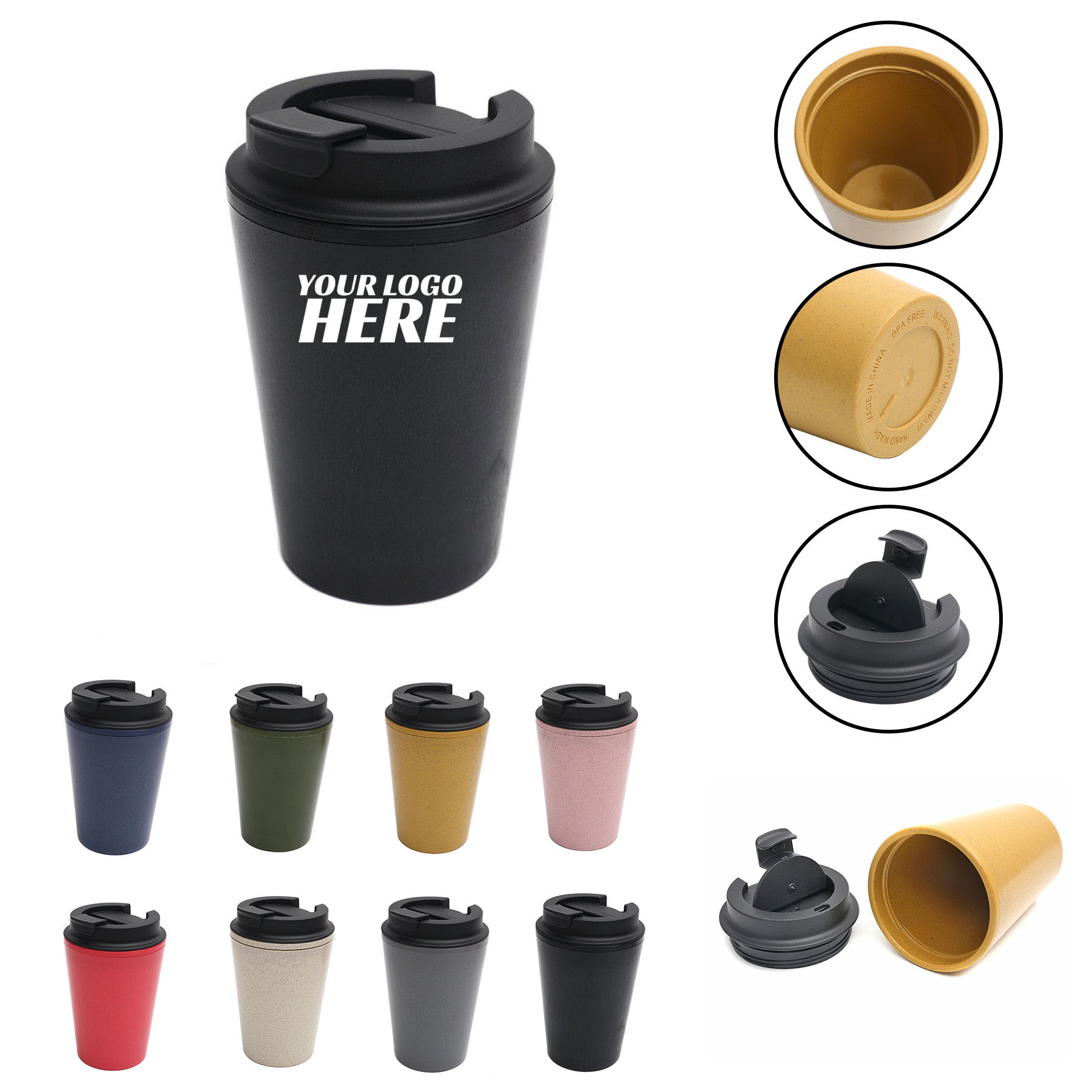 Eco Friendly Wheat Straw Coffee Mug 2