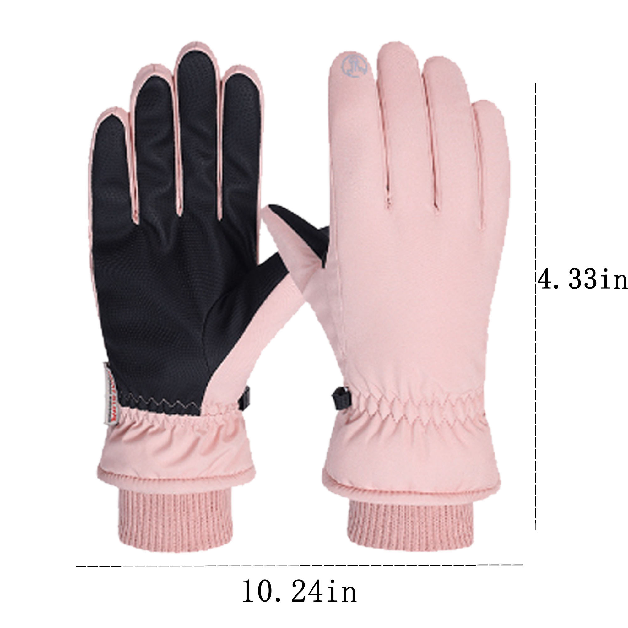 Winter Touchscreen Ski Gloves ?C Warm, Windproof & Water-Resistant 3