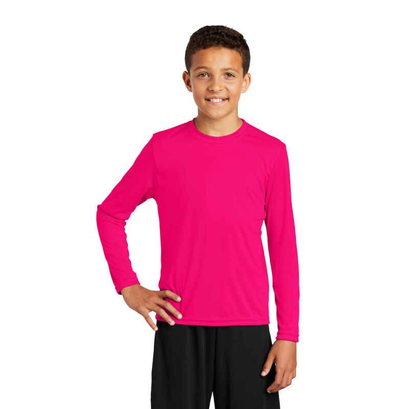 Sport-Tek Youth Long Sleeve PosiCharge Competitor Tee. 51