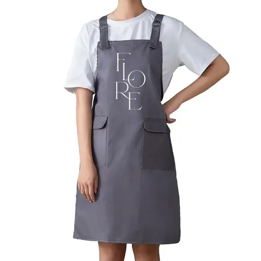 Double Shoulder Strap Pocket Apron 5