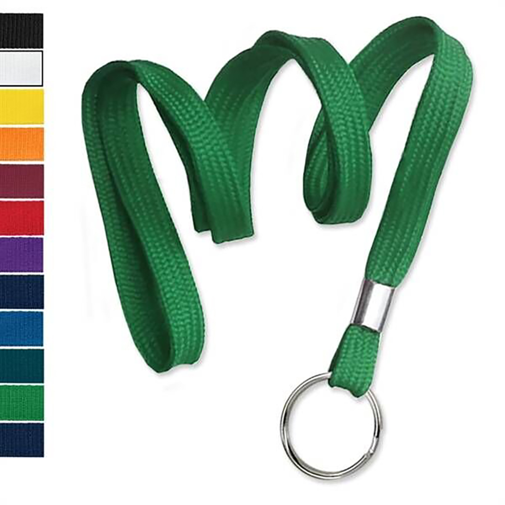 Non-Breakaway Polyester Lanyard with Split Ring 2