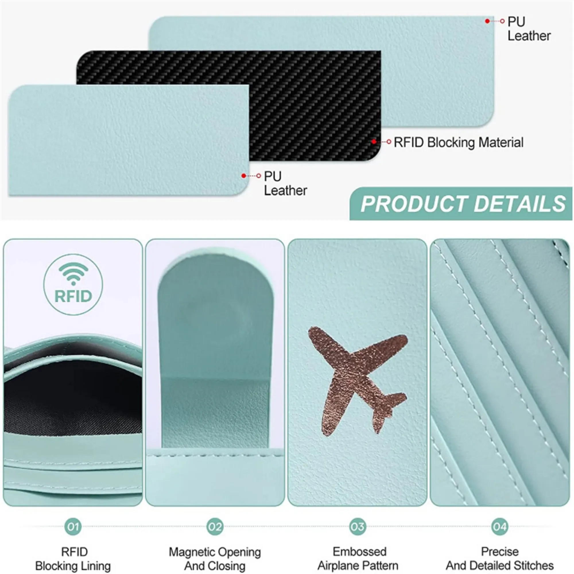 Passport Holder Card Slot 5
