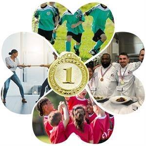 Winner Medals with Neck Ribbon Prizes 3