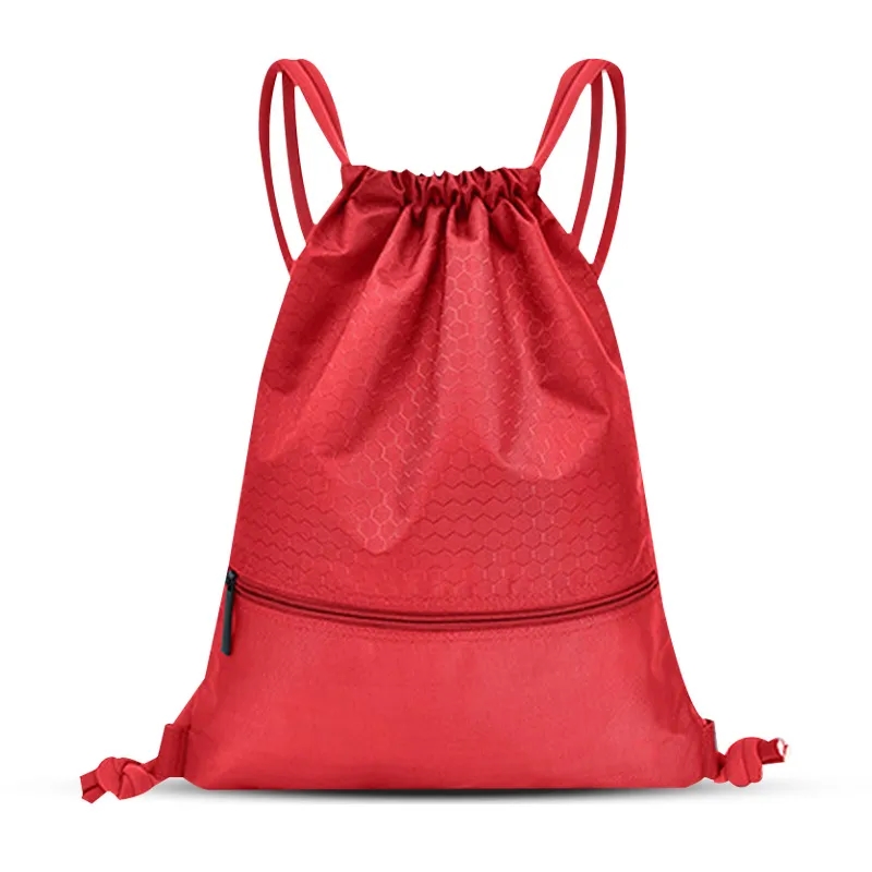 600D Polyester Drawcord Backpack 12