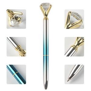 Marble Texture Spot Metal Pen With Stylus 12