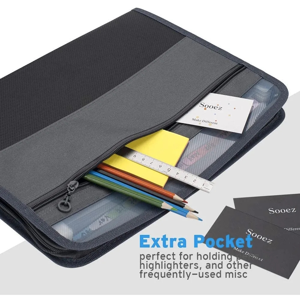 13 Pocket Expanding File Folder with Sticky Labels 5