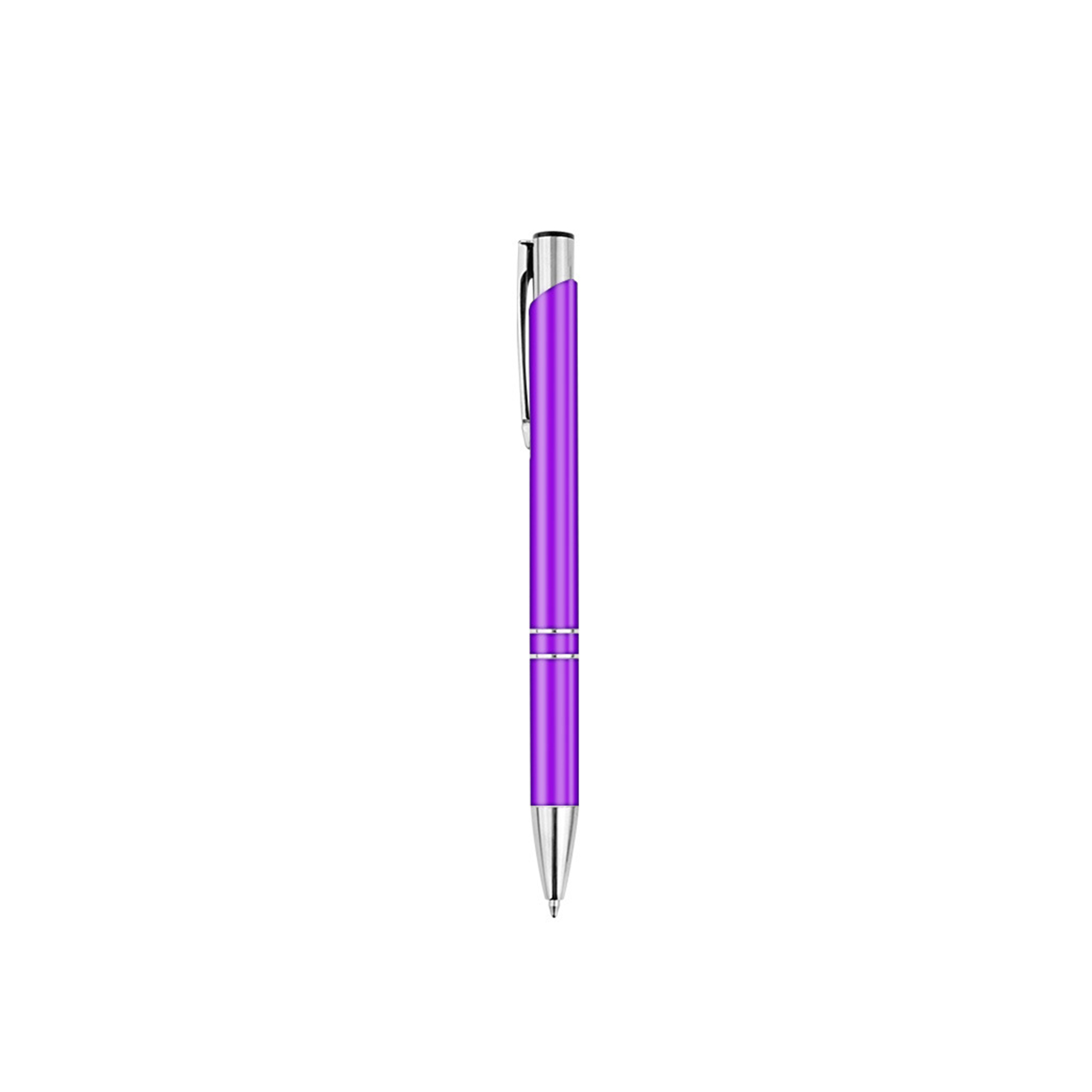 Aluminum Click Action Ballpoint Pen With Chrome Clip 7