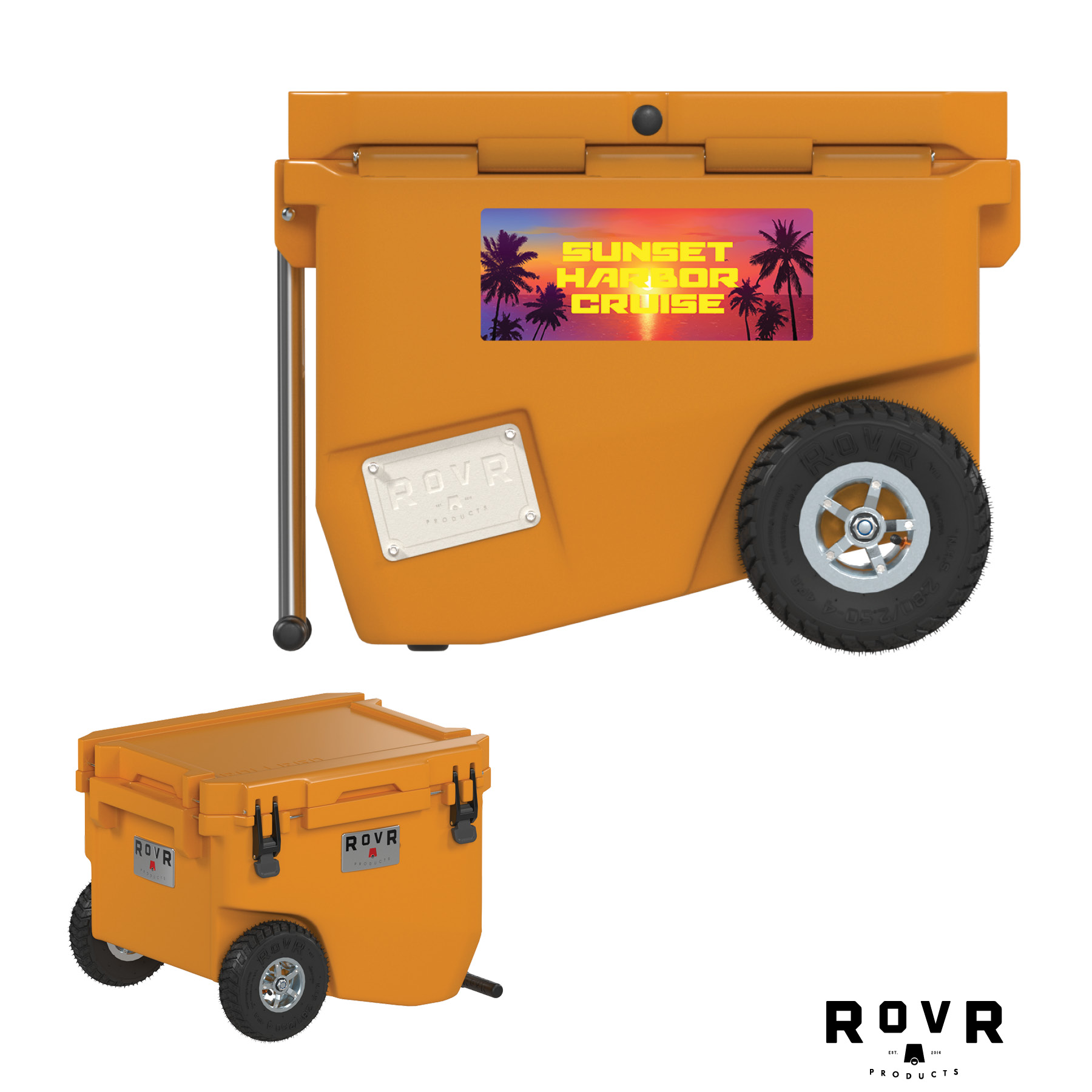 RovR® RollR® 60qt Wheeled Hard Cooler 32