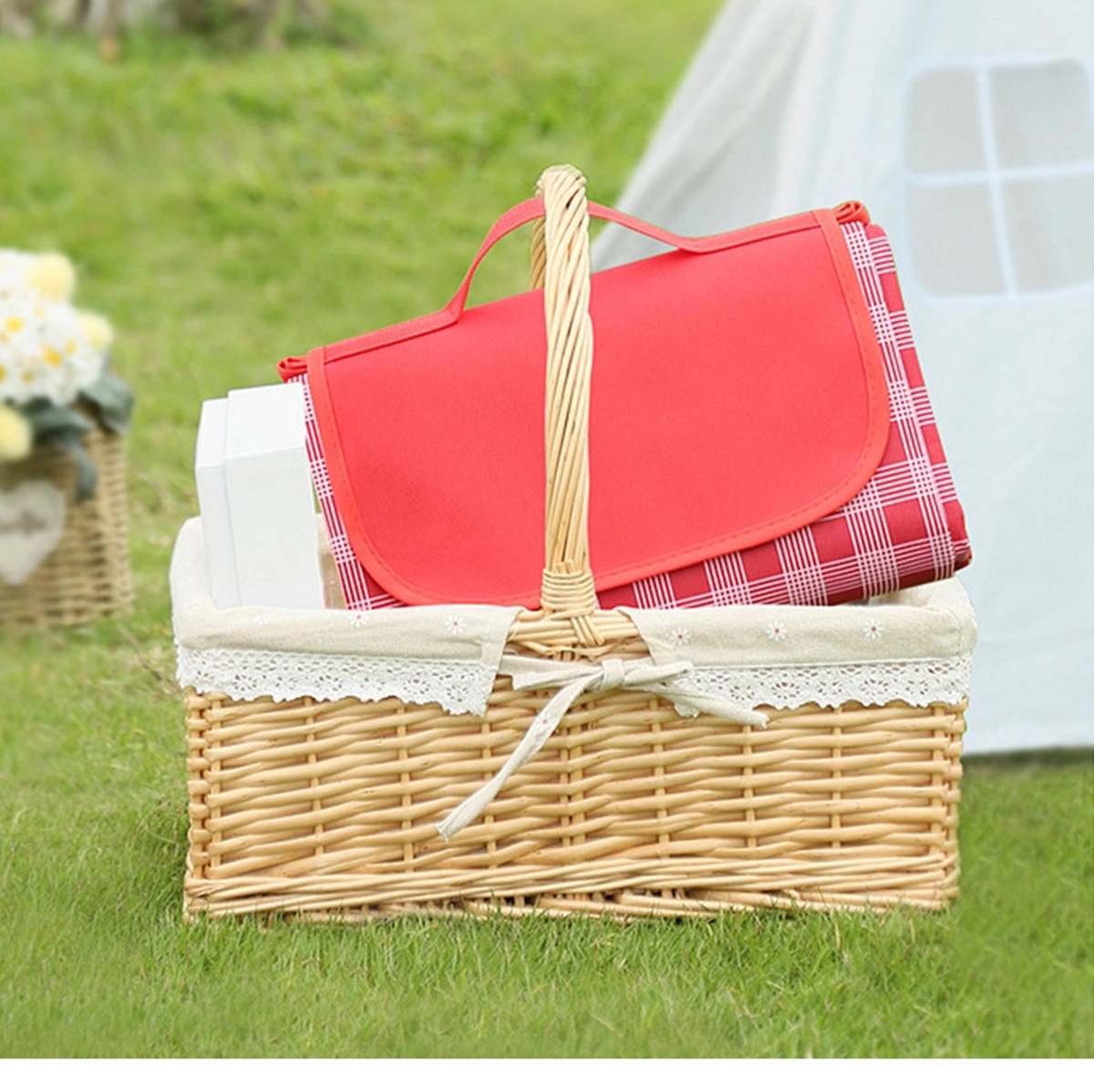Thicken picnic mat portable spring outing picnic mat 5