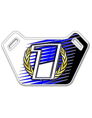 Acrylic: Pit Board Shape 8", Clear 1/8" thick, HD 1