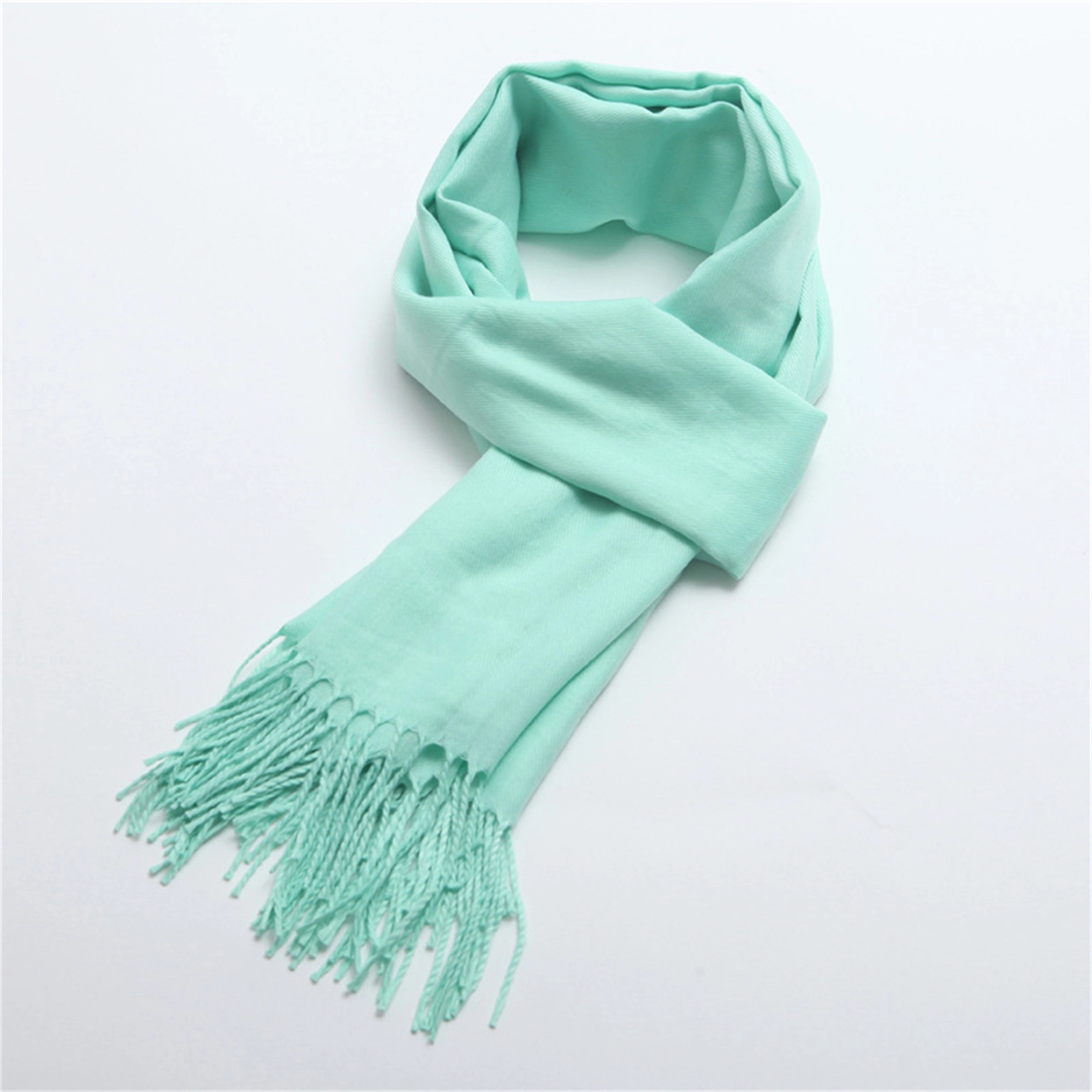 Pashmina Solid Shawl Wrap Scarf w/Fringes 7