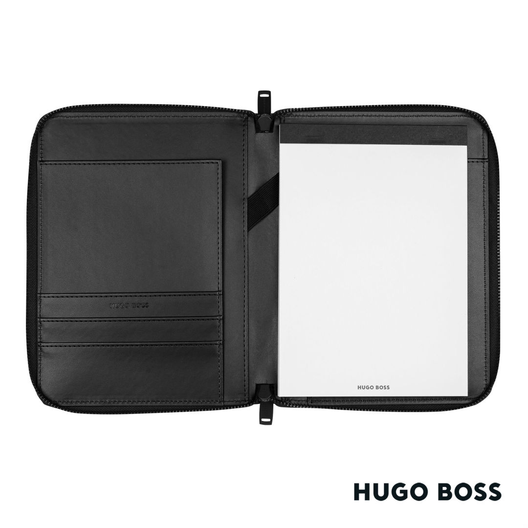 Hugo Boss® Label A5 Conference Zip Folder 1