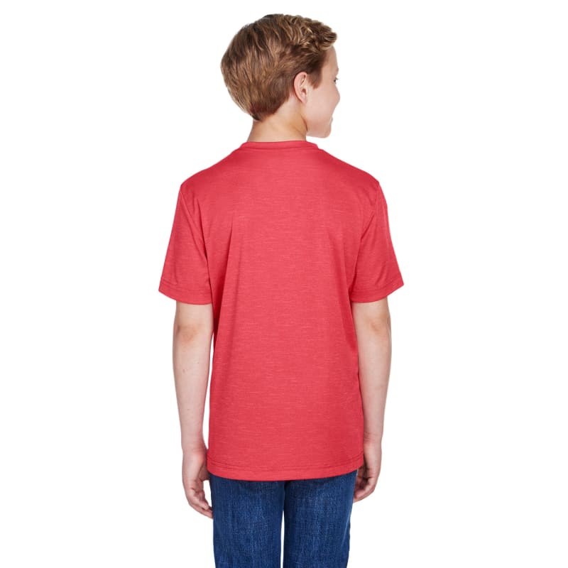 Team 365 Youth Sonic Heather Performance T-Shirt 2