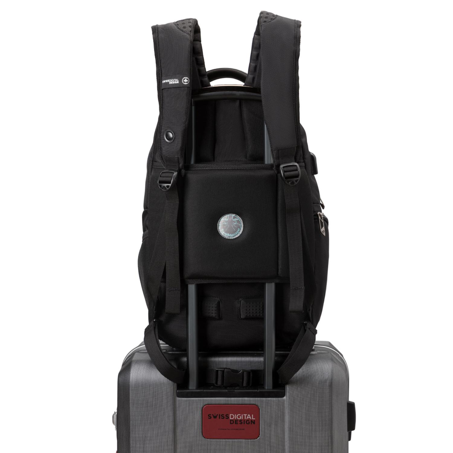 SwissDigital® Neptune SV Massage Large Travel Backpack 9