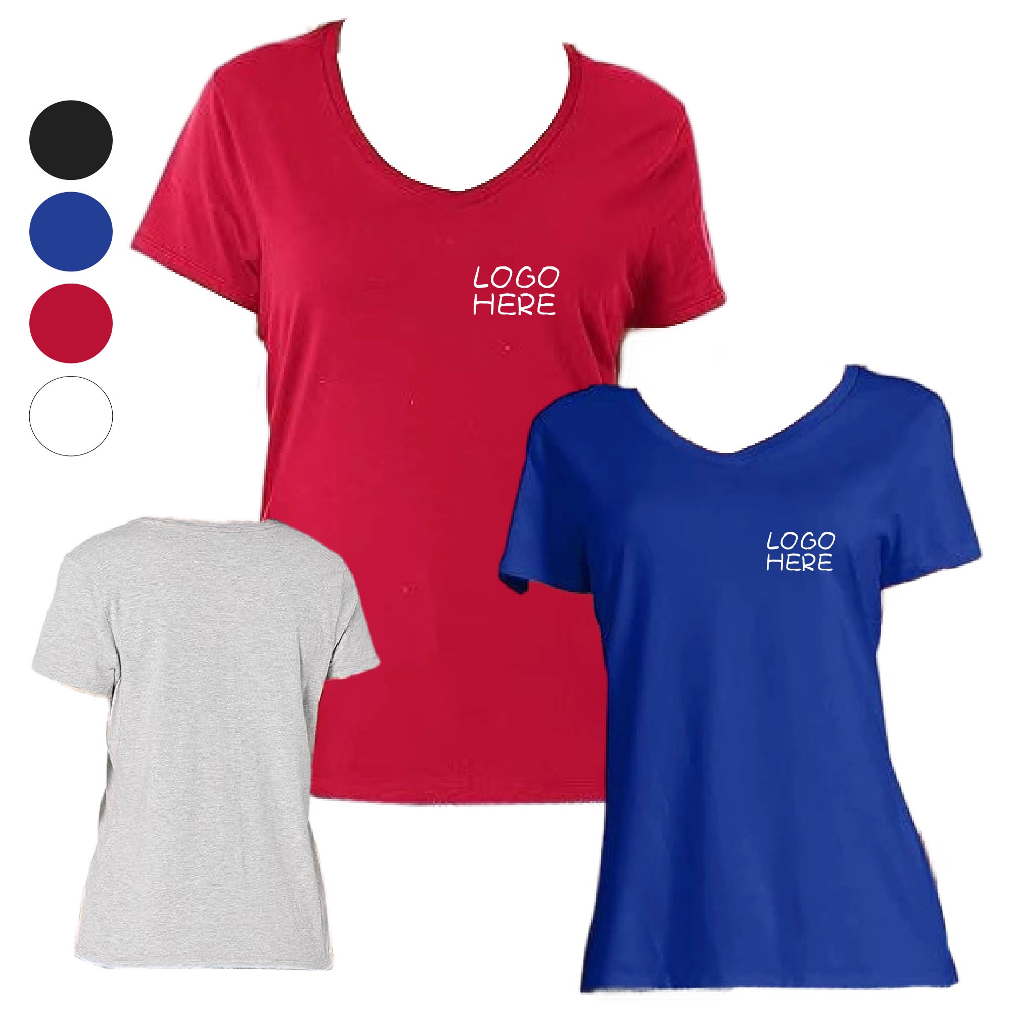 Women`s V-Neck Shirt 2