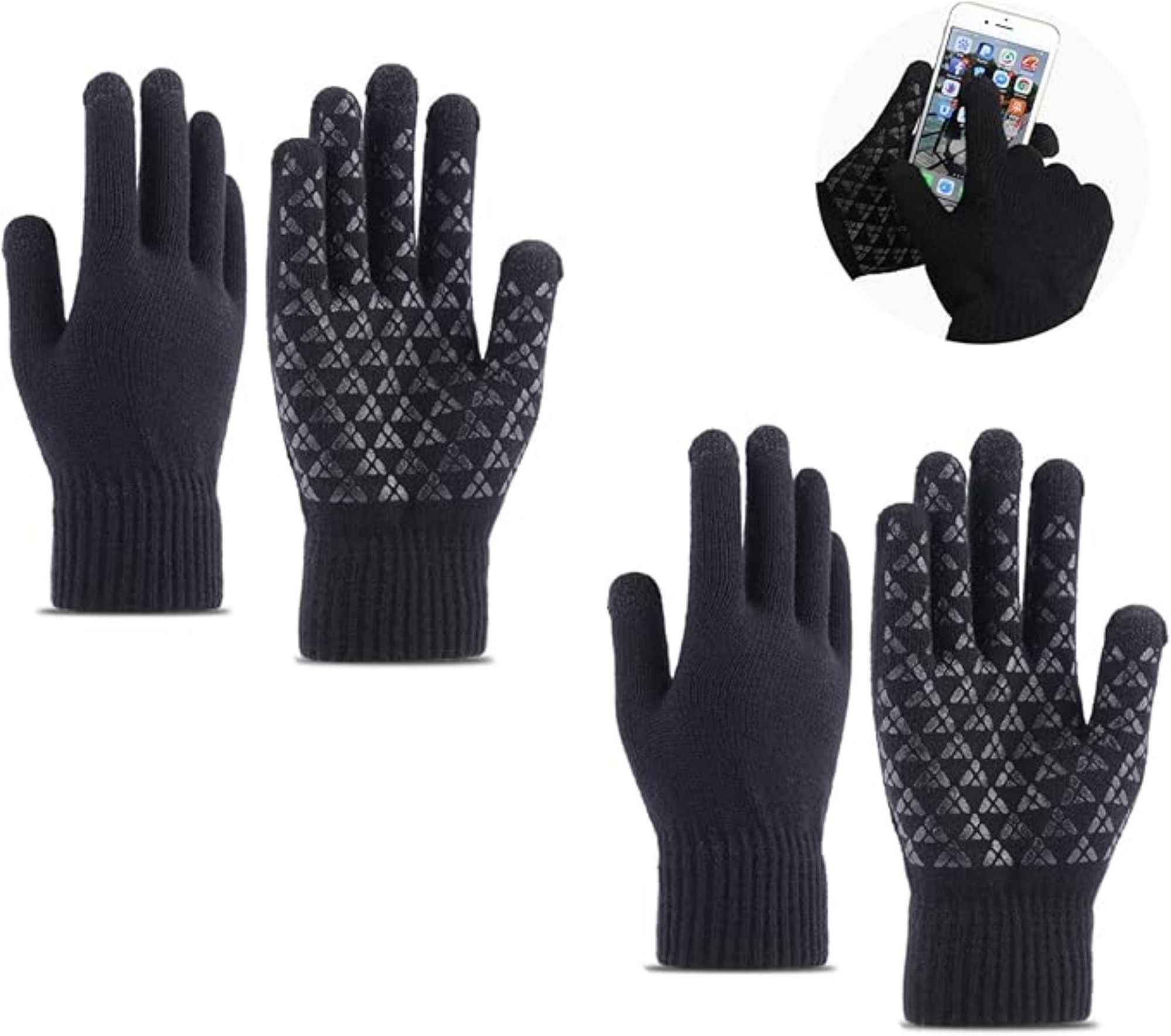 Anti Slip Touchscreen Gloves 4