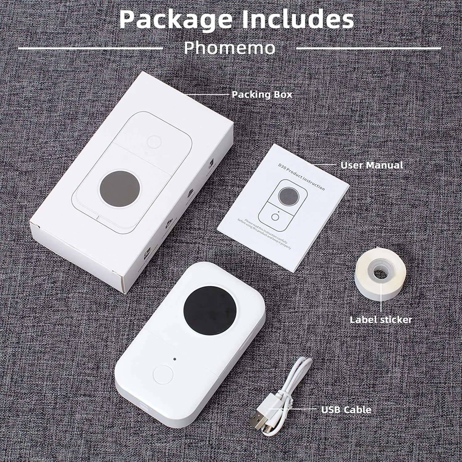 Portable Thermal Label Printer 5