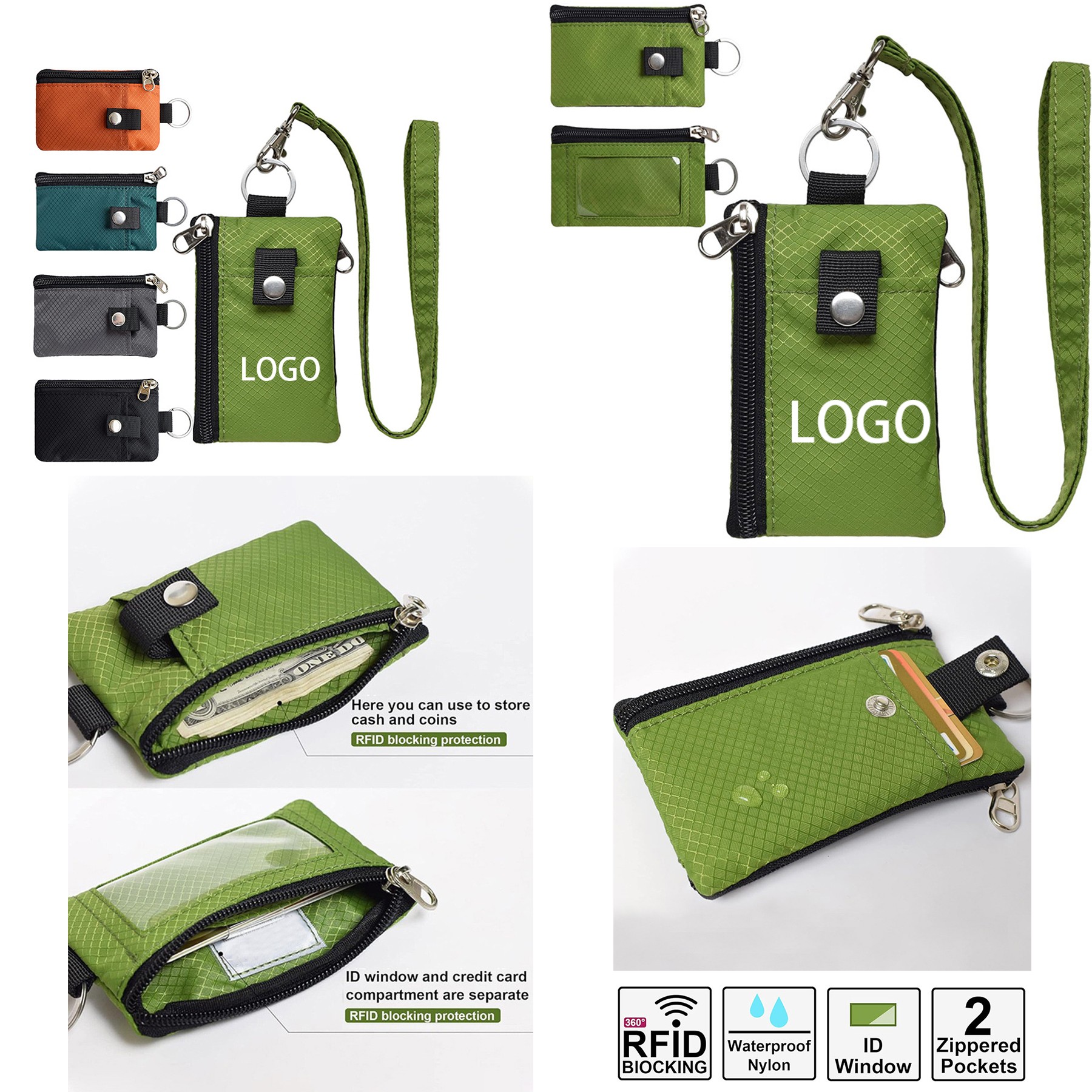Minimalist RFID Blocking Small Wallet 2