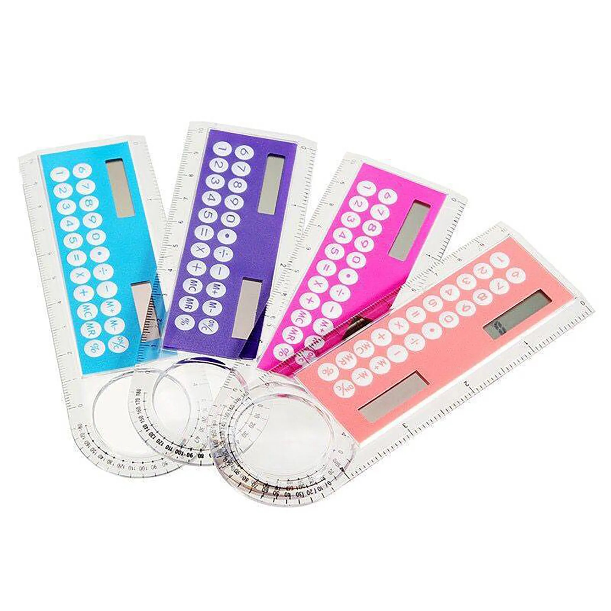 Multifunctional Solar Calculator Ruler MOQ 50pcs 5