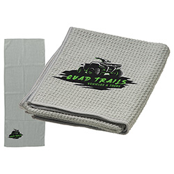 Gridiron 12" x 32" Waffle Microfiber Sports Towel 5