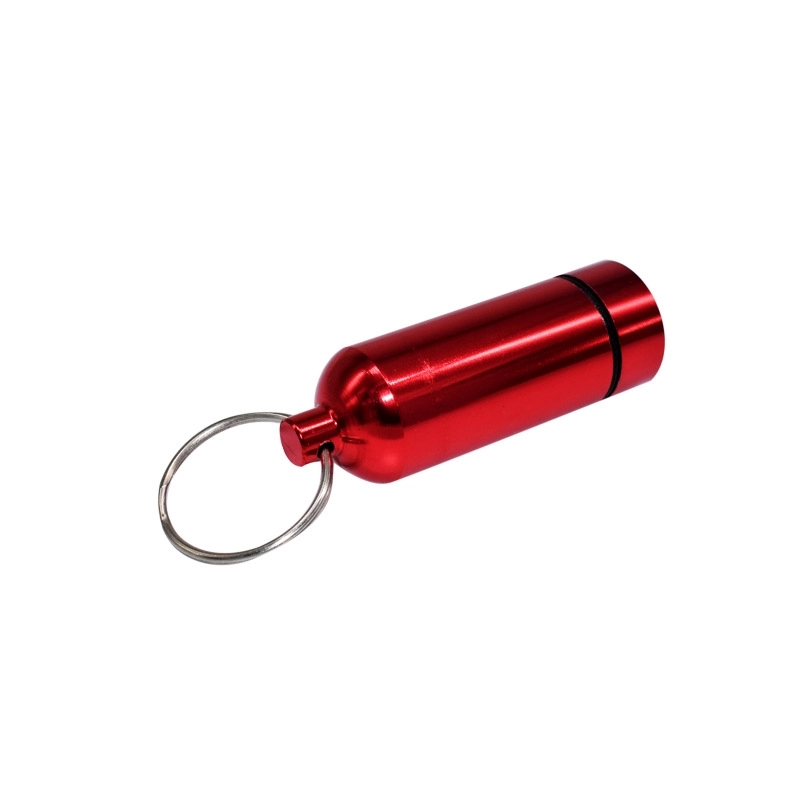 Waterproof Mini Aluminum Cylinder Pill Box 5