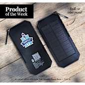 UL Listed 10000 IPX5 Solar 15W Wireless Power Ban 17