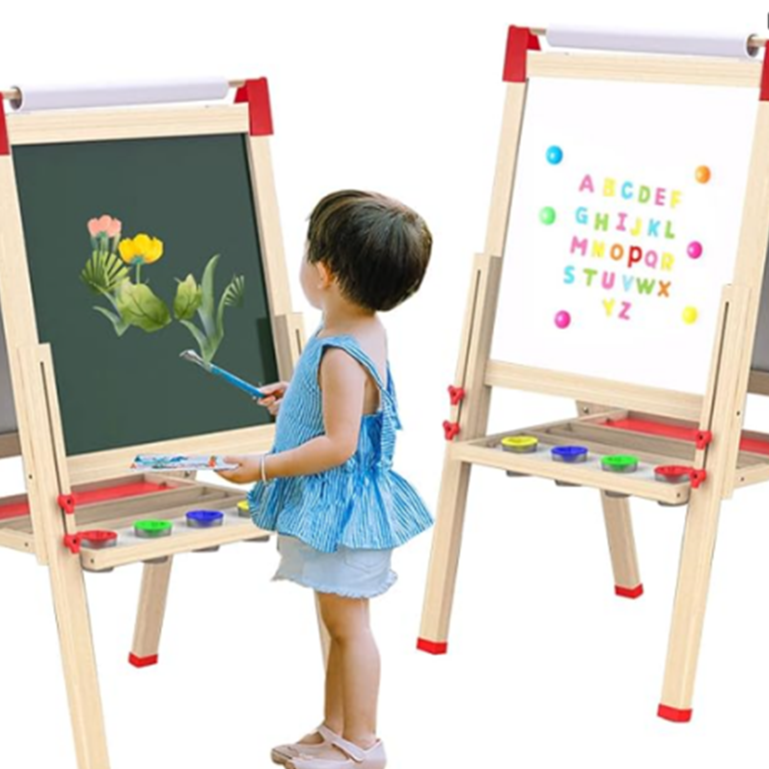 Double-sided Magnetic Erasable Easel Stand 5
