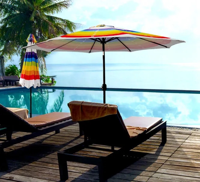 Custom Market Umbrella 8.58Ft Diameter 1