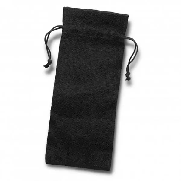 Jute Wine Drawstring Bag 6