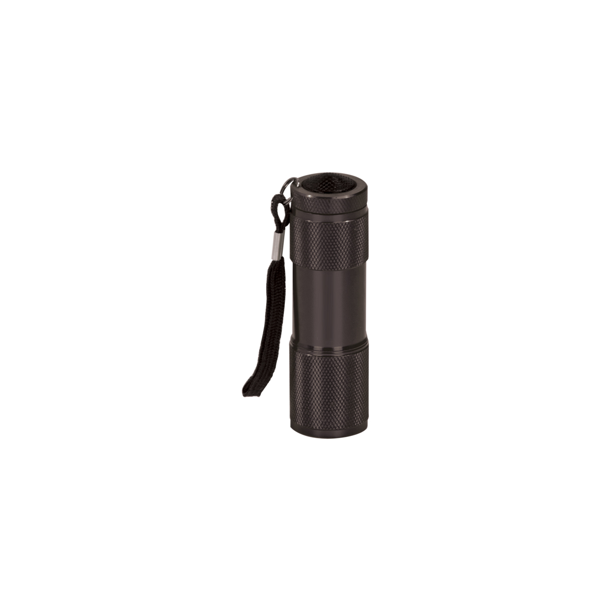3 3/8" Black 9-LED Flashlight with Strap 5