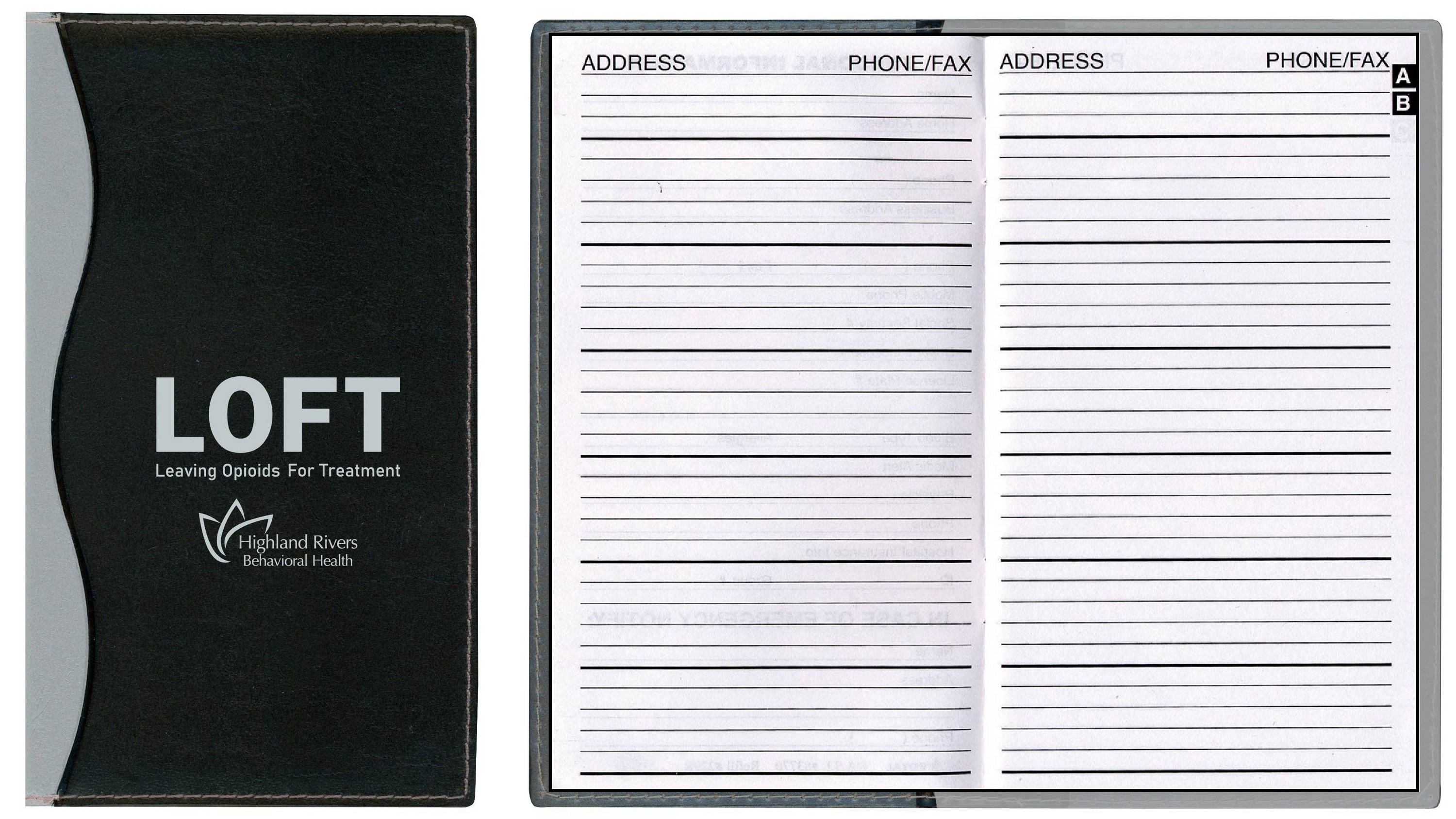 Soft Cover 2 Tone Vinyl Holland Series Address Book 3