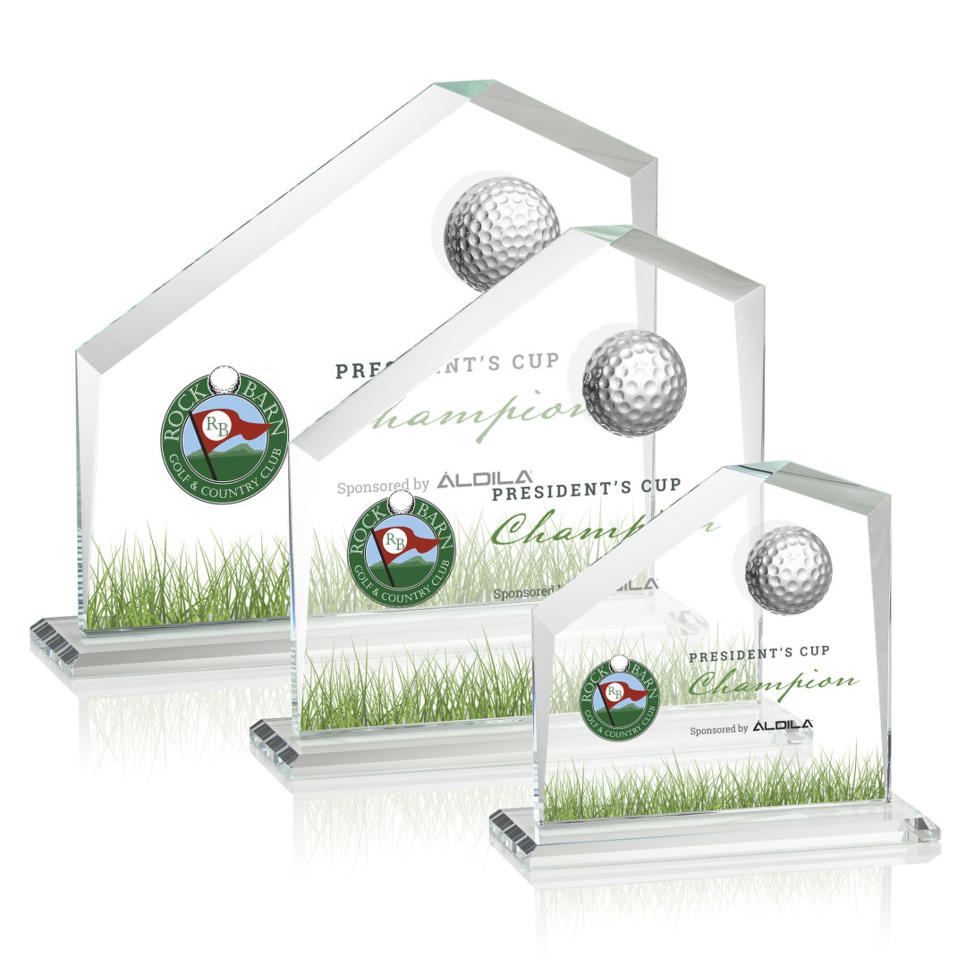 Andover VividPrint™ Golf Award - Clear 2