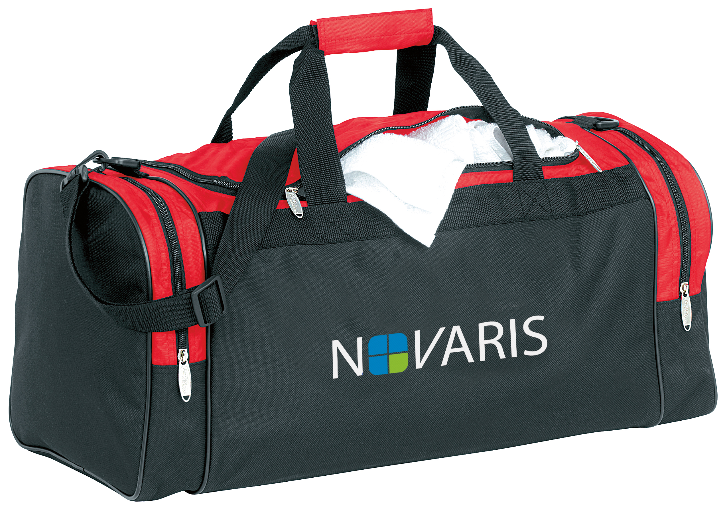 Color Accent Club Duffel, custom duffel bag with logo imprint 3