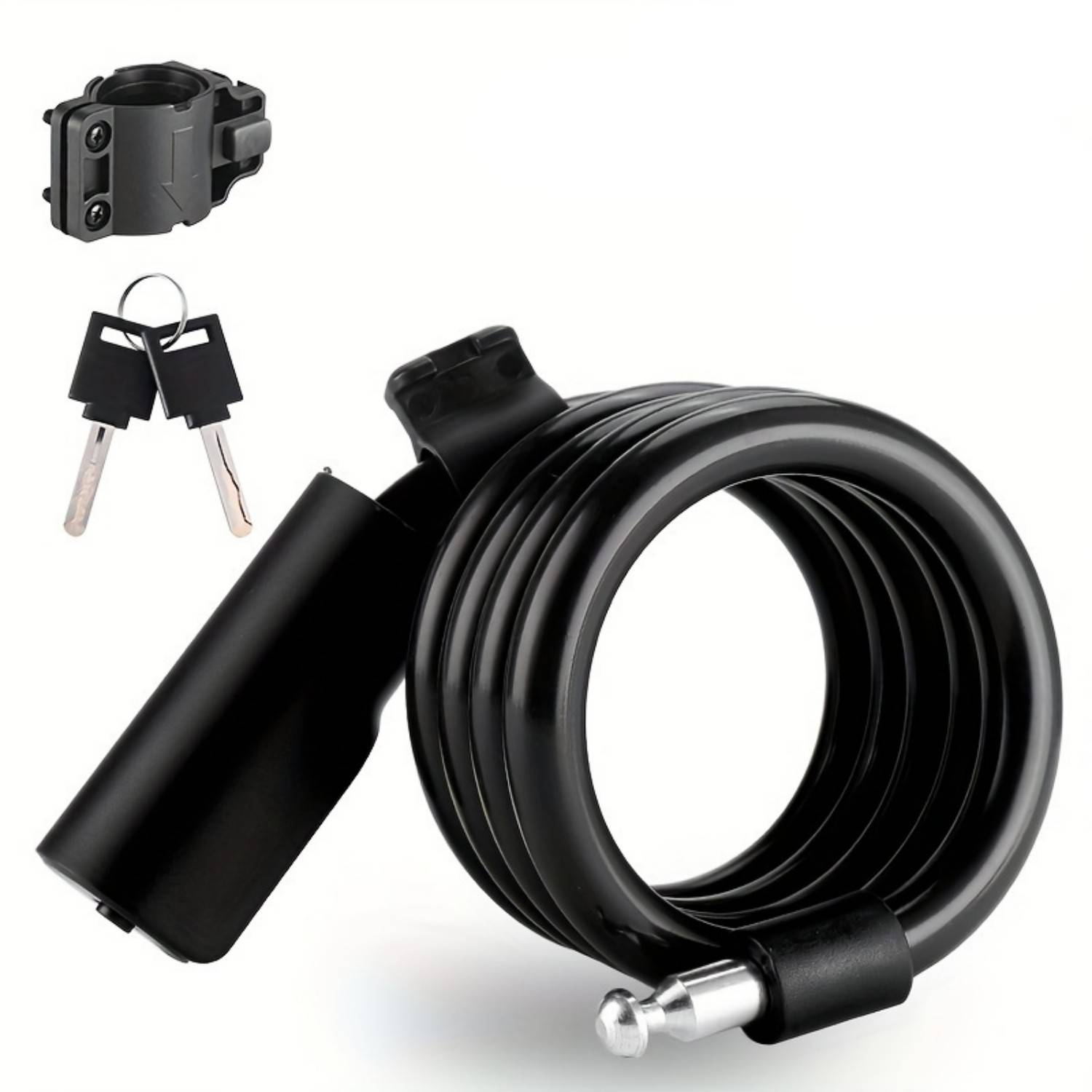 Portable Anti Theft PVC Bike Cable Lock 4