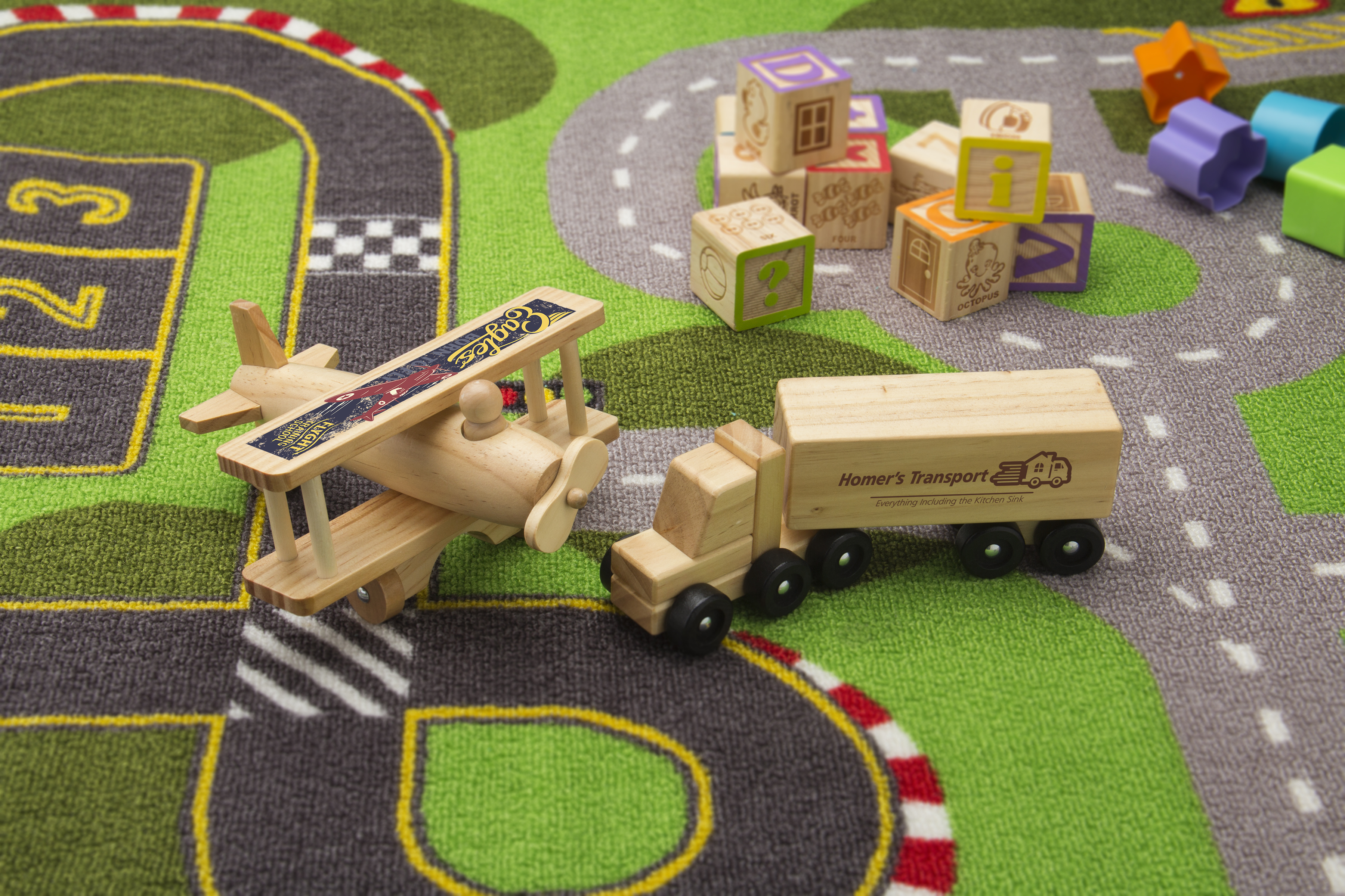 Wooden Semi Truck 3