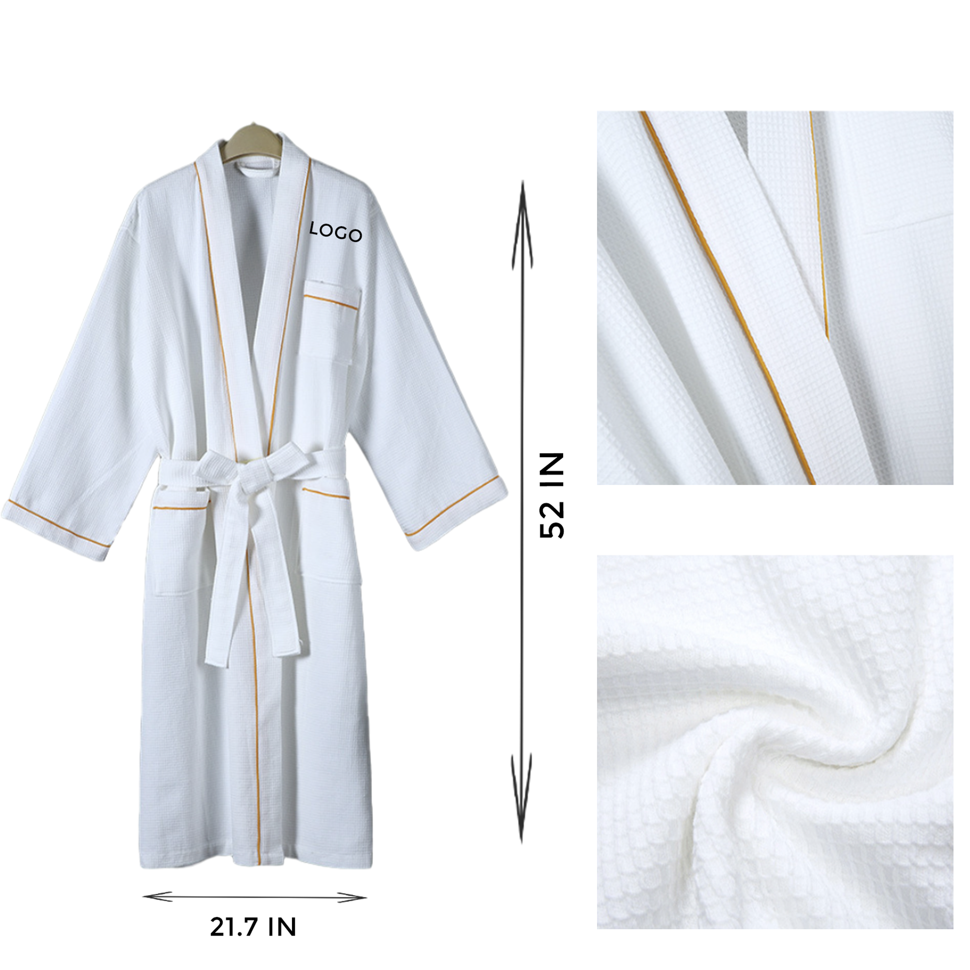 MOQ 10 PCS Soft Cotton Bathrobe 2