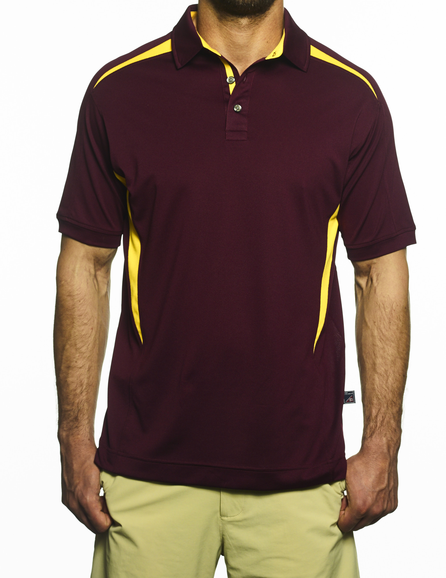 Men's Caliber Color Block Polo Shirt 5