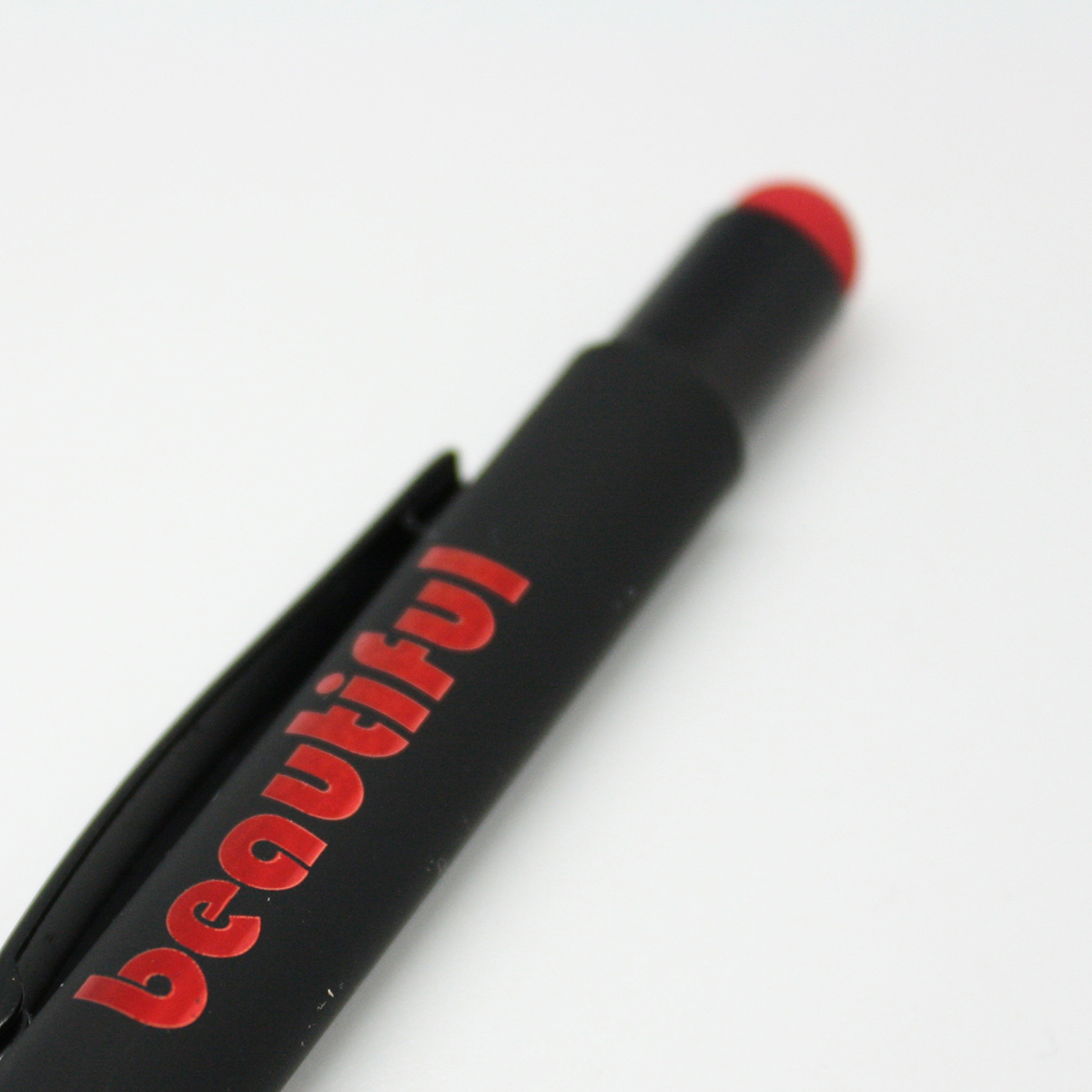 Sleek Soft Rubber Pen & Stylus with Matching Laser Engrave 6