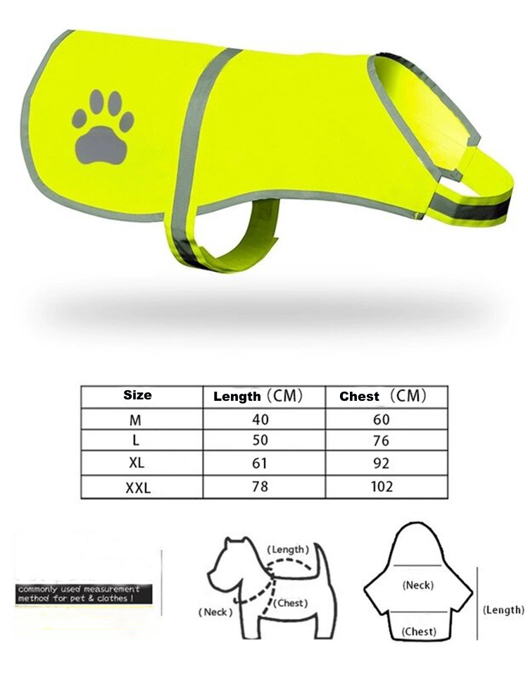 Dog Reflective Vest- M size 1