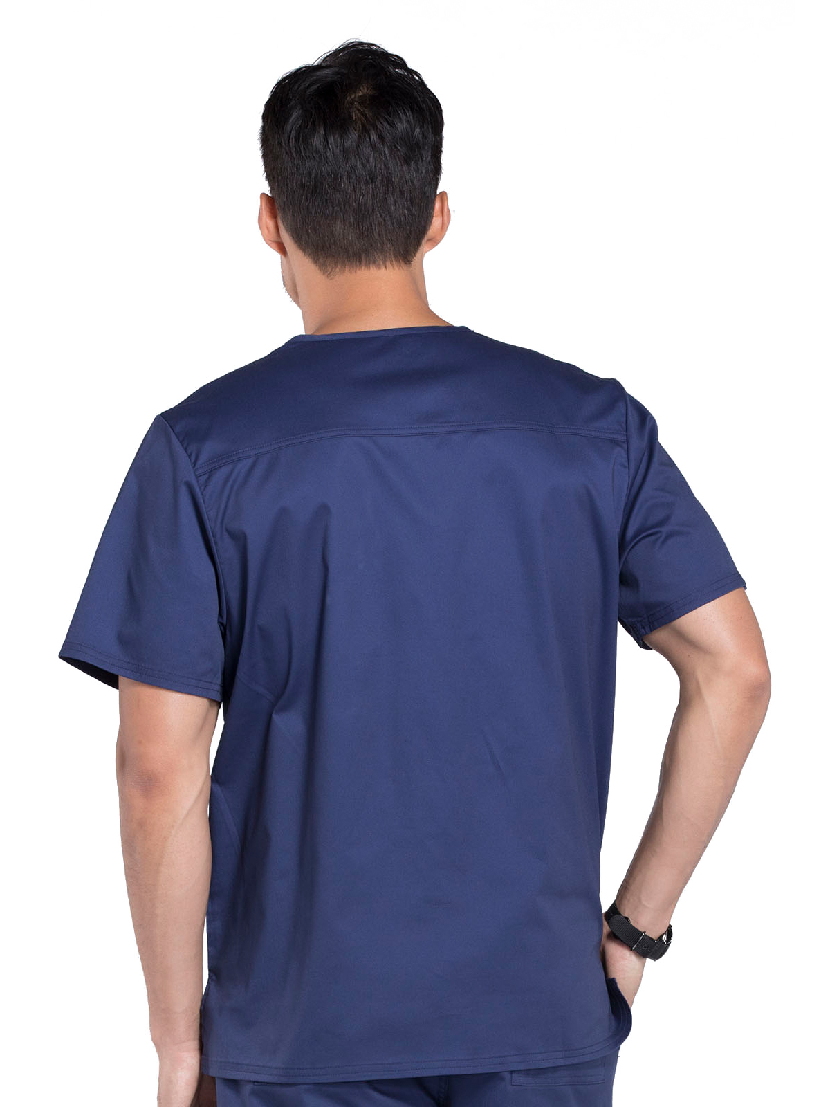 Cherokee - Workwear Core Stretch - Men's 1-Pocket Tuckable V-Neck Top 2