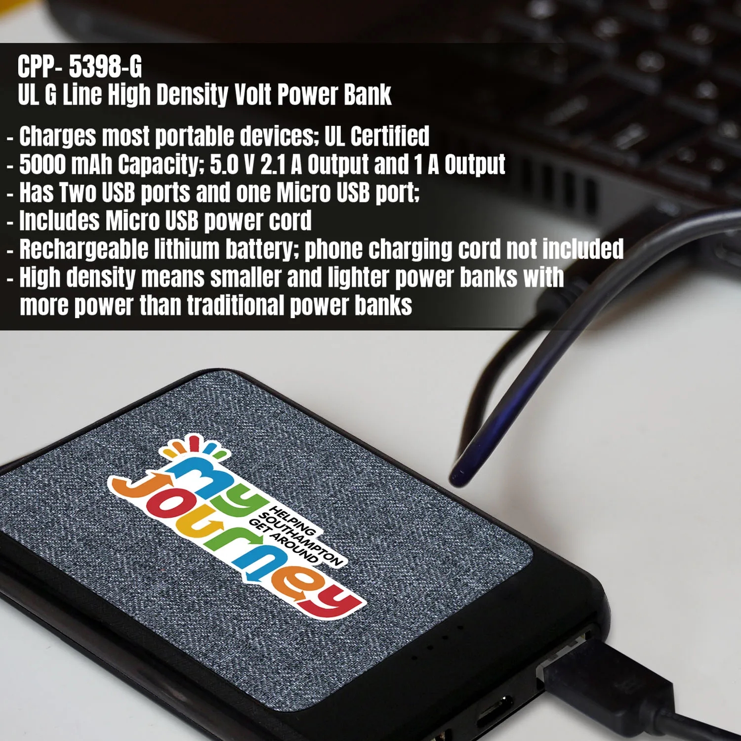 UL G LINE HIGH DENSITY VOLT POWER BANK 5