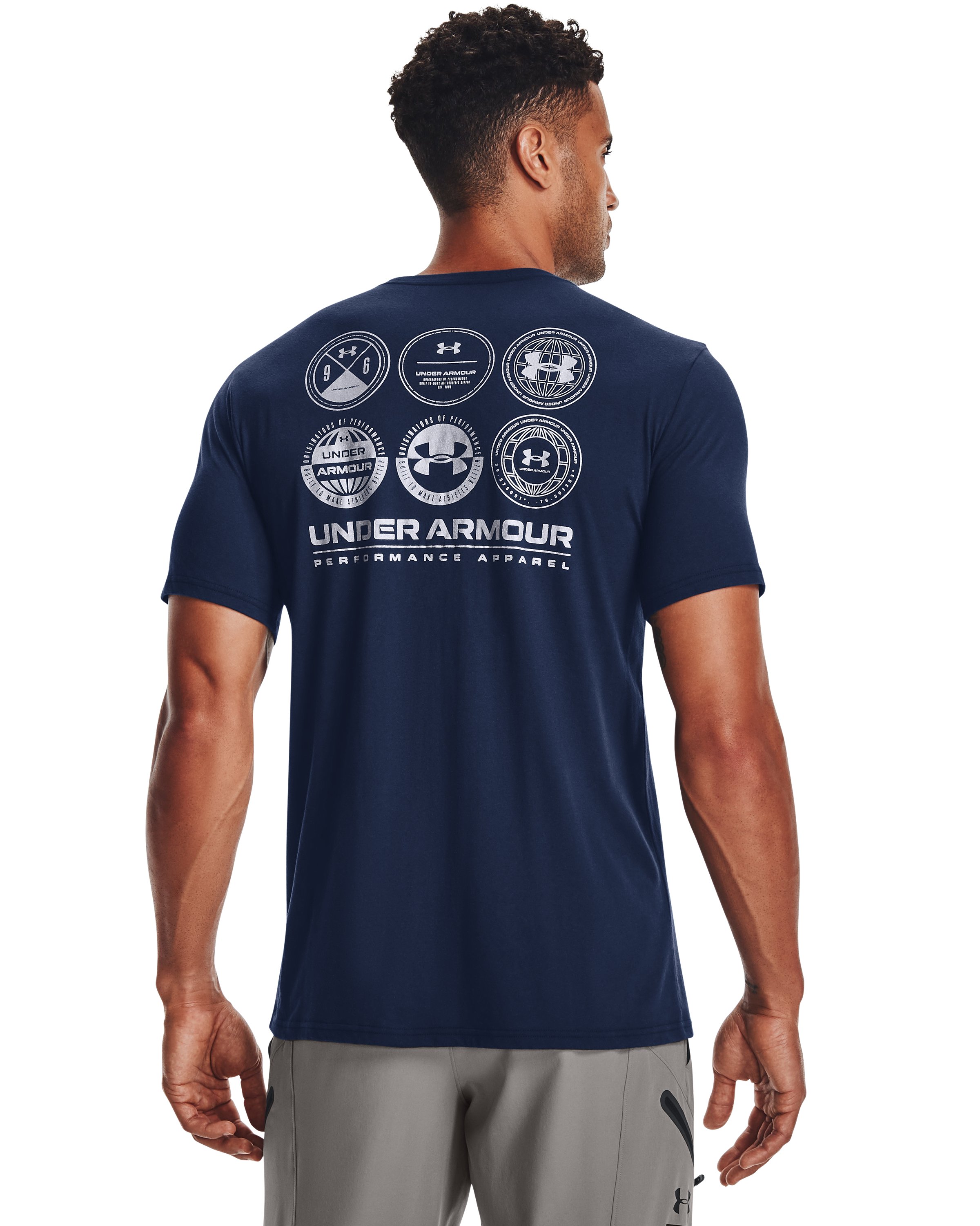 Men's UA Multi Crest Logo Short Sleeve  2