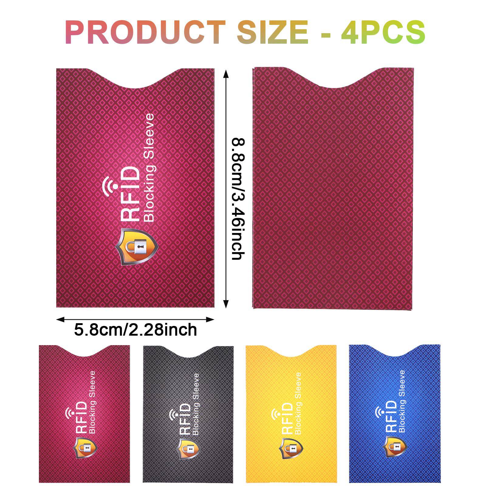RFID Copper Foil Shielding Card Sleeve 9