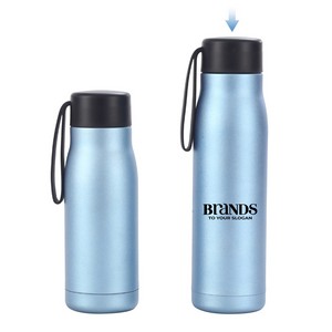 550ml Stainless Steel Cup with Double Wall Insulation and Portable Band Lid 7