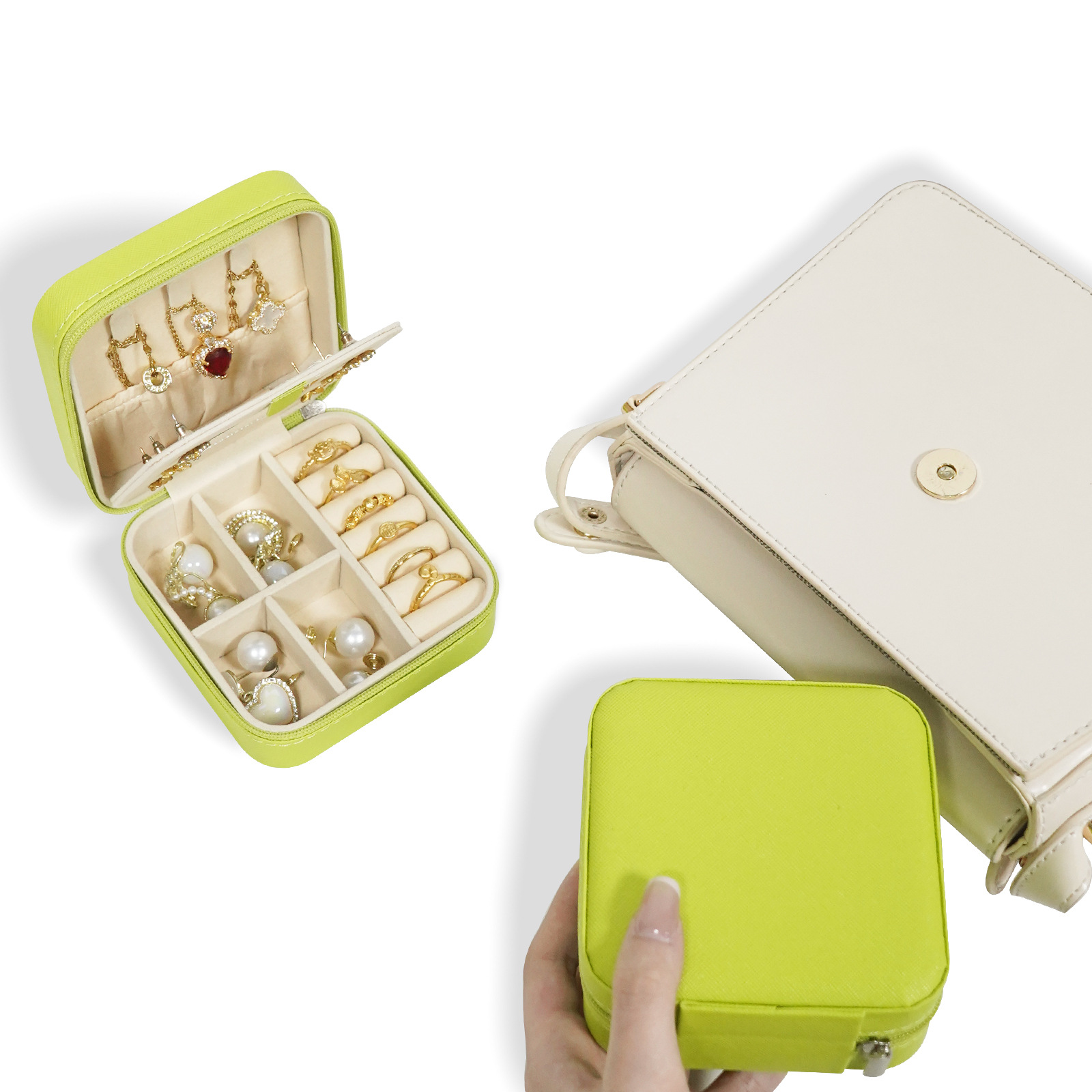 Jewelry Travel Case with Mirror 2