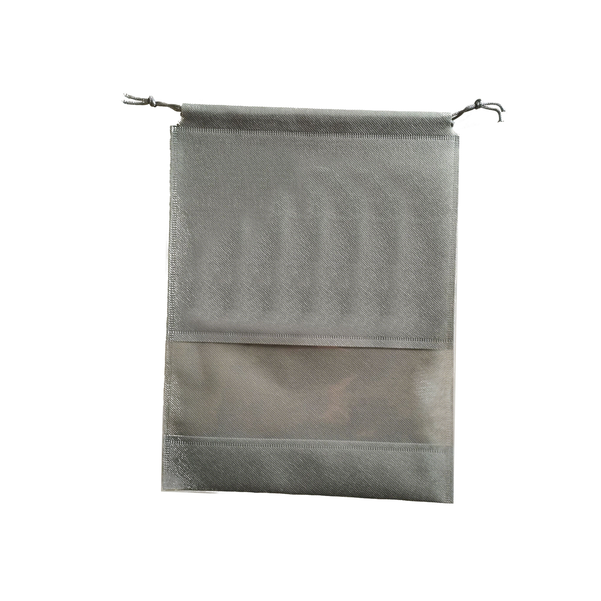 Non Woven Drawstring Footwear Pouch With Window 8