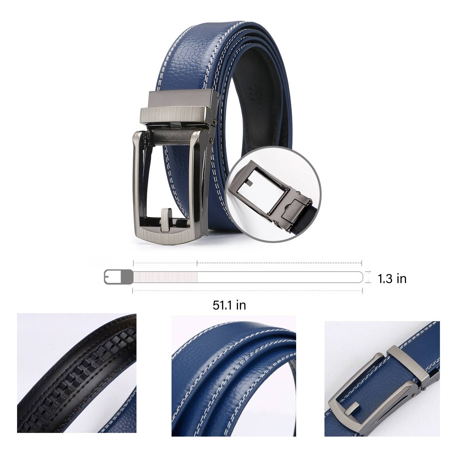 35mm Wide Men's Belt 2