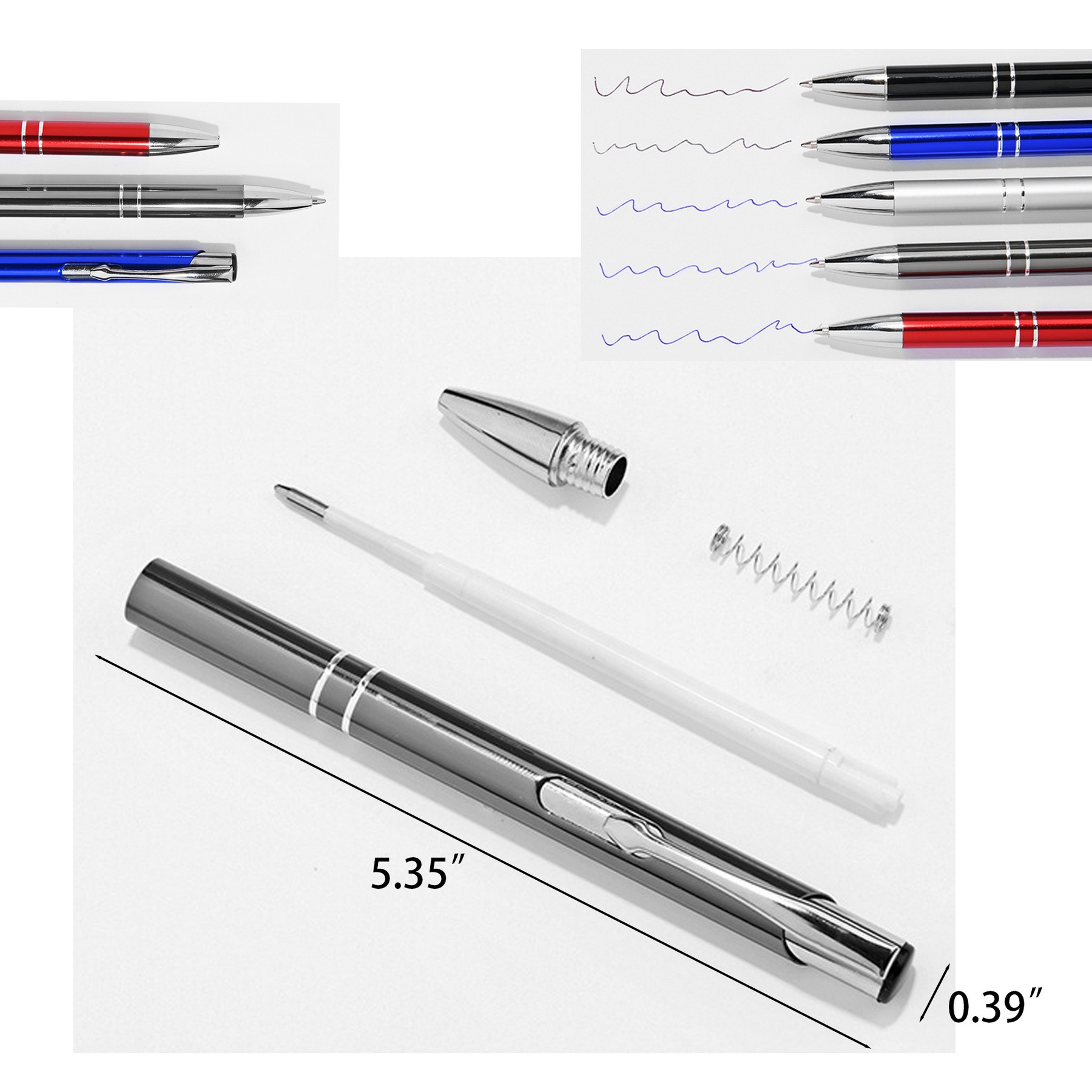Business Press Bead Neutral Pen 5