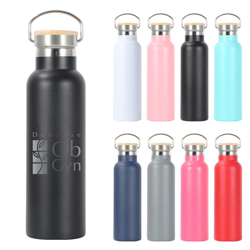 20Oz Stainless Steel Double Wall Vacuum insulated Sports Bottles, custom water bottle with logo imprint 6